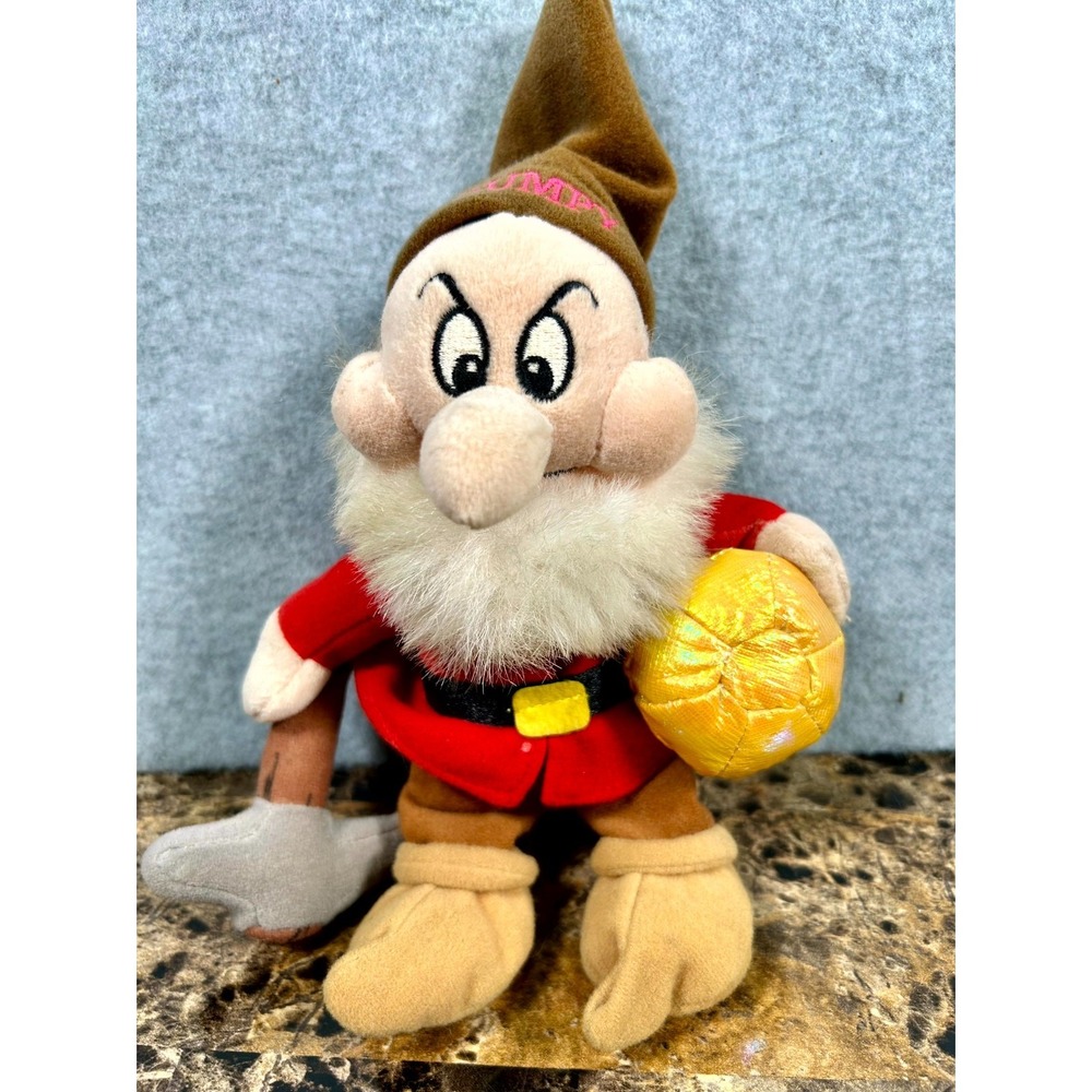 Disney Store 2000's Bean Bag Plush Toy Grumpy Snow White & the Seven Dwarfs